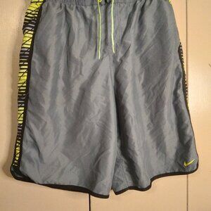 Nike Men's Large Gray Swim Trunk (0617S1)